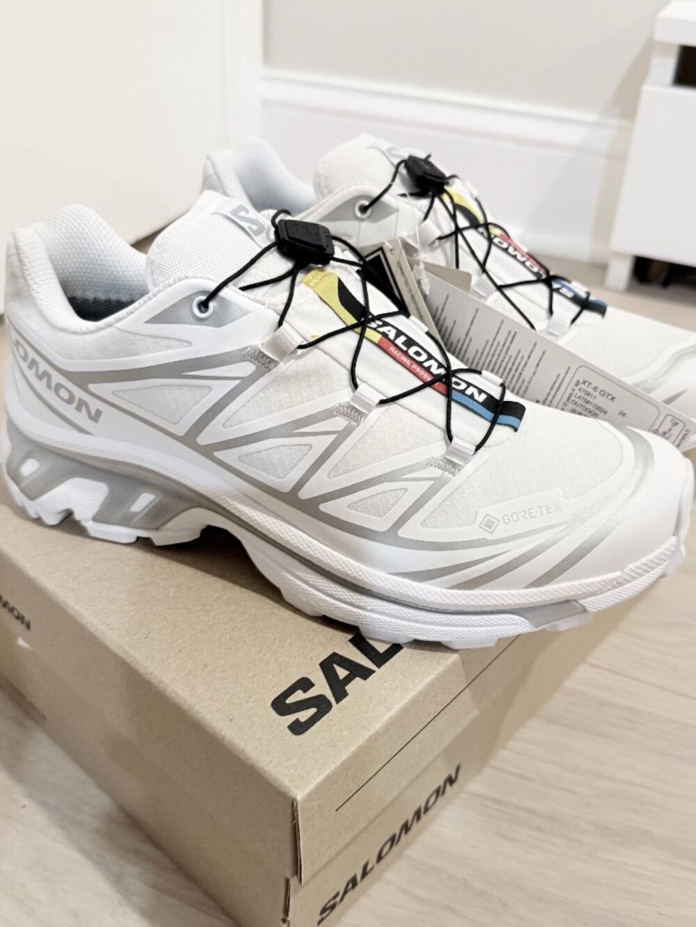 Salomon XT-6 goretex W's 7 BNWT white/silver